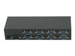 8-Port UXGA Monitor Splitter/Extender (Male Input)