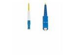 3m (9.8ft) LC to SC (UPC) OS2 Single Mode Simplex Fiber Optic Cable, 9/125µm, Laser Optimized, 40G/100G, Bend Insensitive, Low Insertion Loss