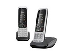 C430 Duo - trådlös telefon med nummerpresentation + 1 extra handuppsättning