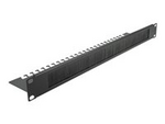 Cable Management Brush Strip with Cable Support Plate